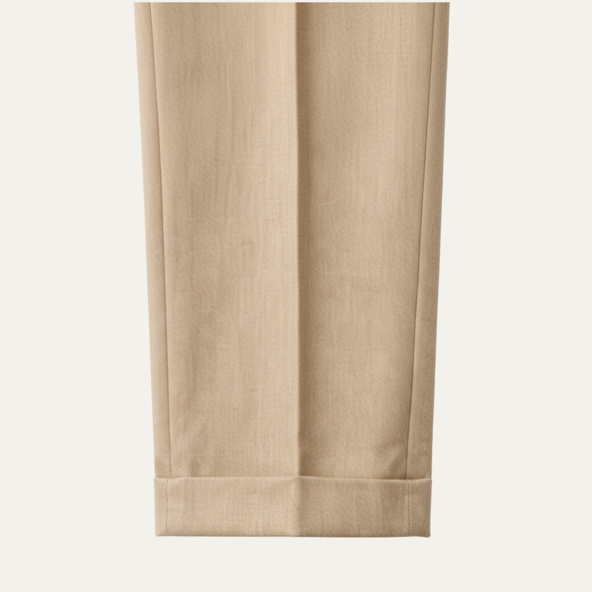 Blake | Men's Pleated Dress Pants Beige Tailored