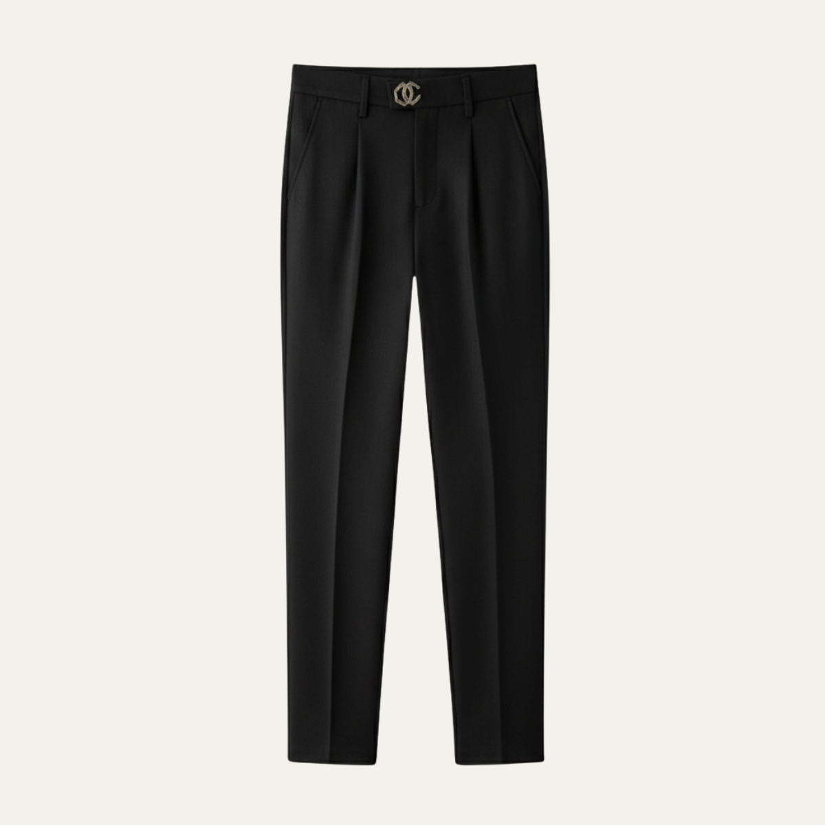 Orson | Men's Tailored Dress Pants Gray Pleated Straight Leg