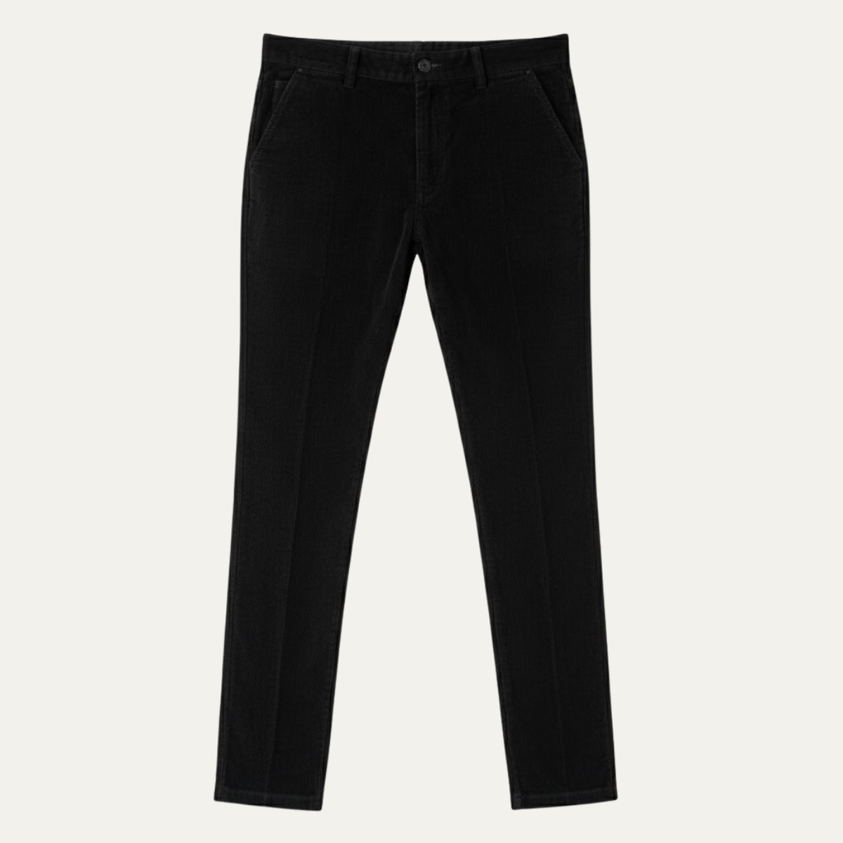 Lars | Men's Stretch Corduroy Pants Black
