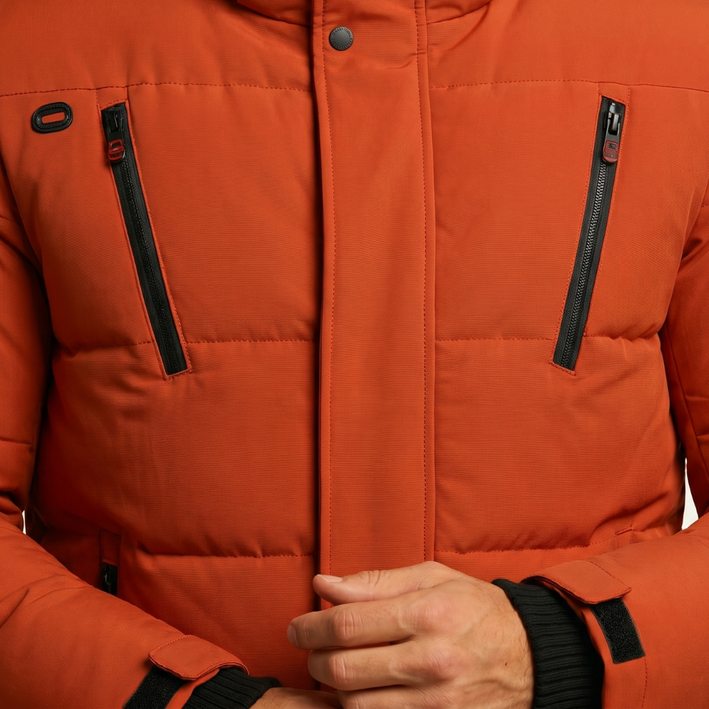 Zain | Men's Puffer Jacket Hooded Quilted Winter Coat