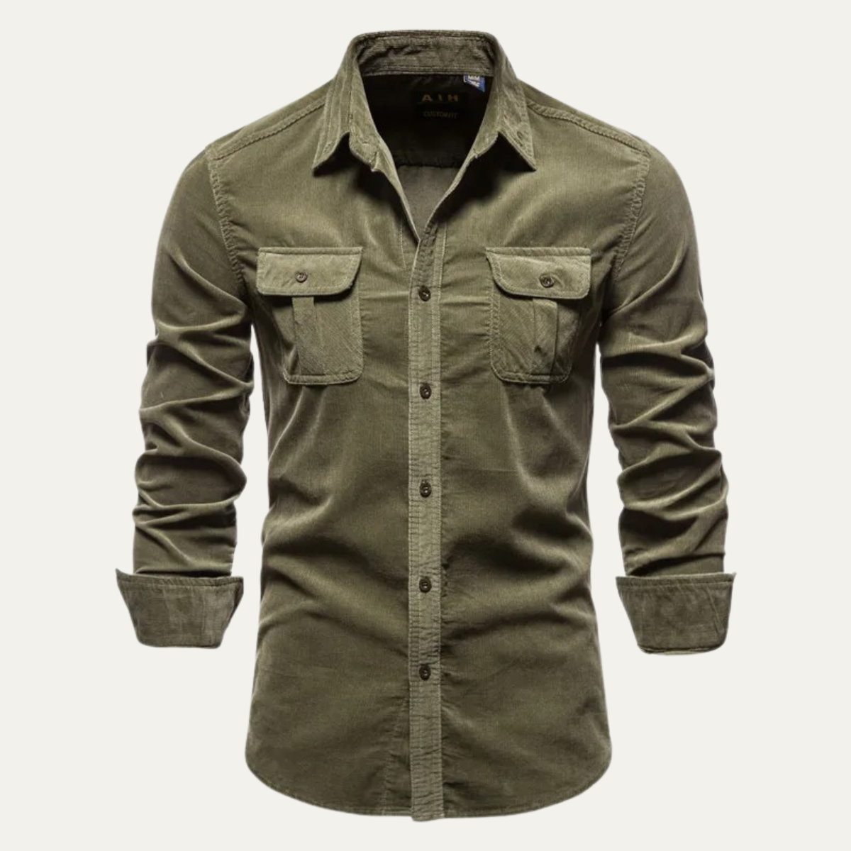 Axel | Men's Denim Shirt Light Blue Long Sleeve Pocket