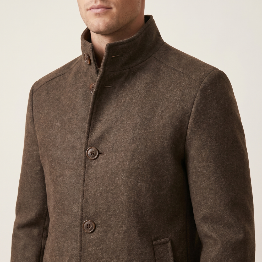 Hugo | Men's Wool Overcoat Button Up