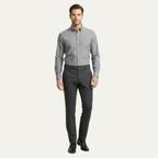 Dama Washington Cruz men's slim fit dress pants gray pinstripe - view 7