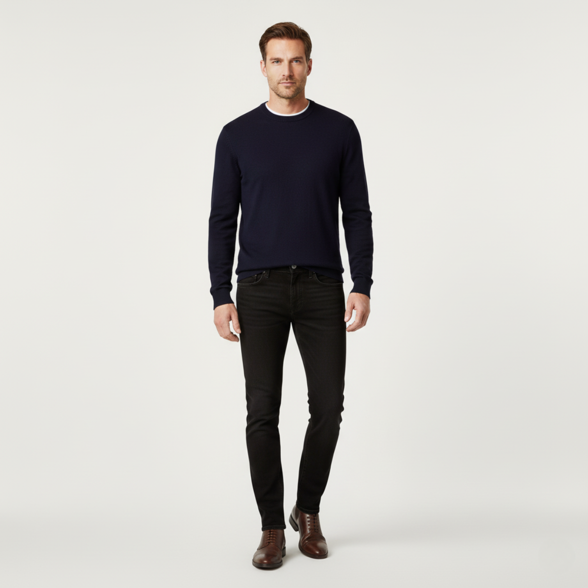 Jude | Men's Slim Fit Jeans Light Blue Stretch