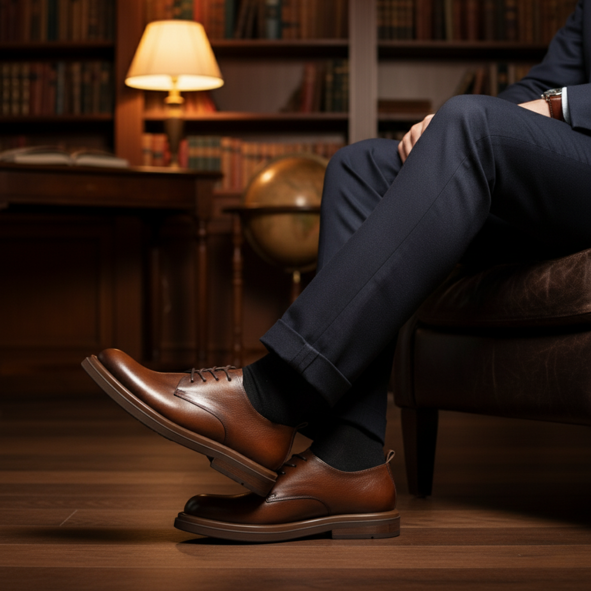 Axel | Men's Leather Dress Shoe Black Lace Up