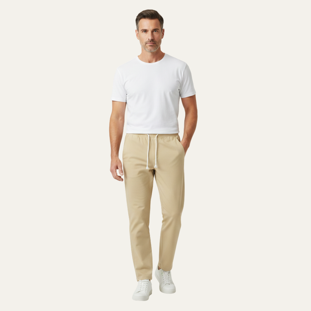 Axel | Men's Relaxed Fit Sweatpants Black Drawstring