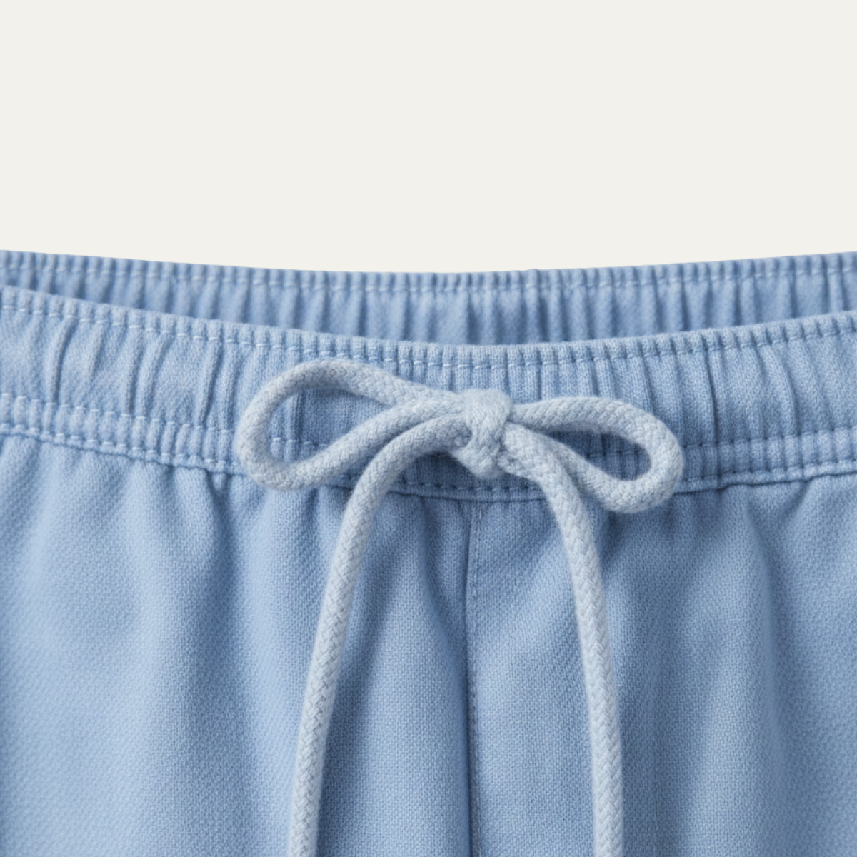 Ash | Men's Linen Pants Light Blue Drawstring Relaxed Fit