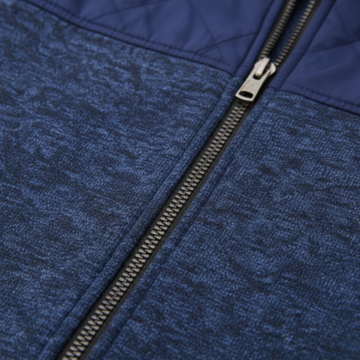 Heath | Men's Quilted Fleece Jacket Navy Blue