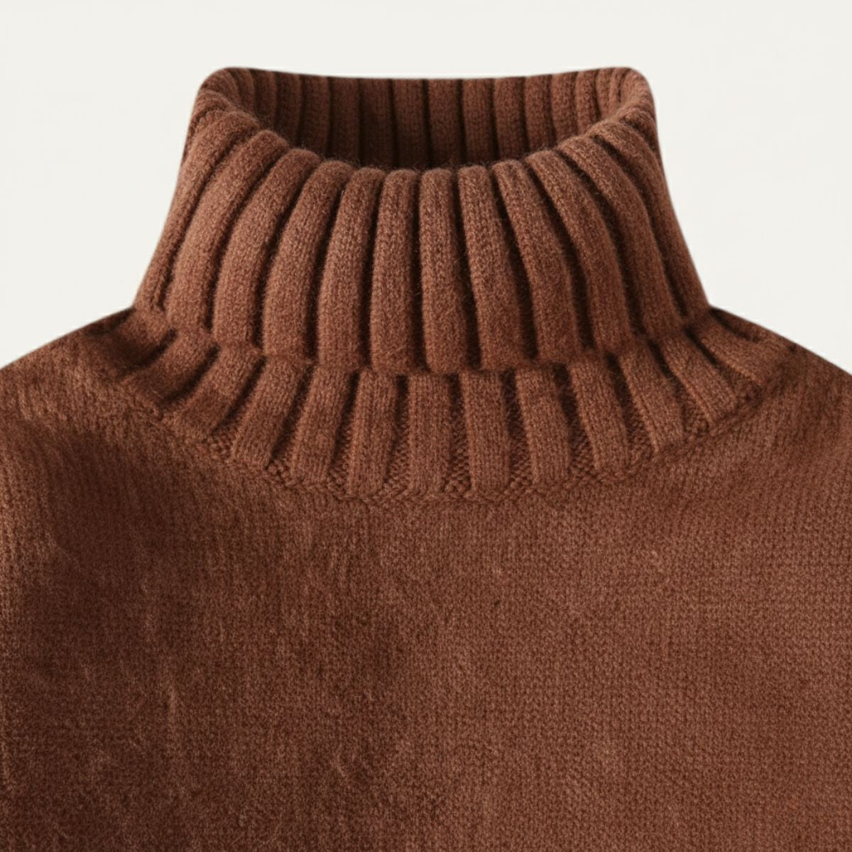Bram | Men's Crew Neck Sweater Brown