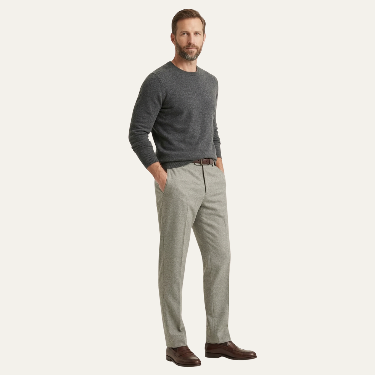 Sage | Men's Tailored Dress Pants Black