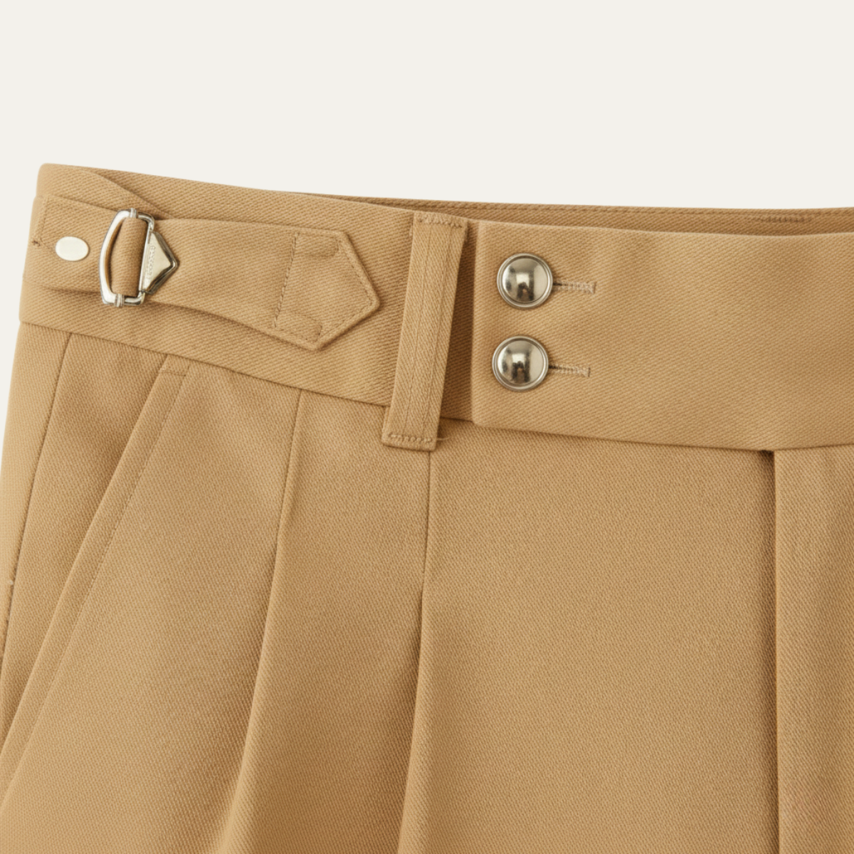 Kaden | Men's Pleated Dress Pants Khaki