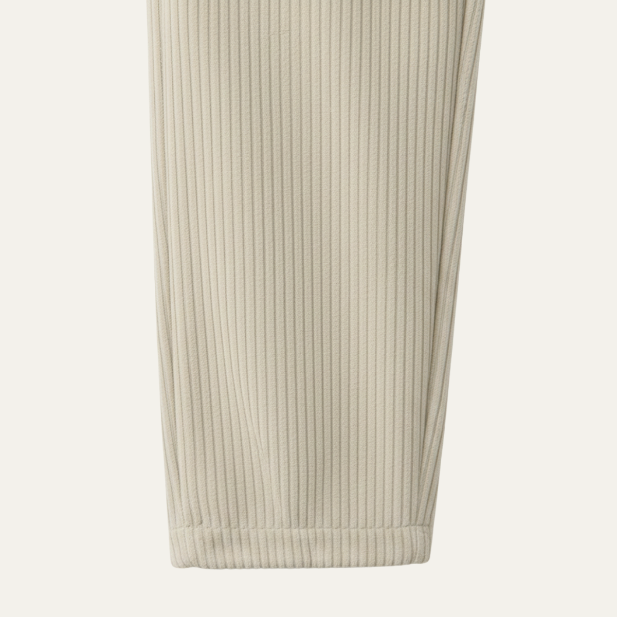 Rhys | Men's Casual Ribbed Lounge Pants Cream