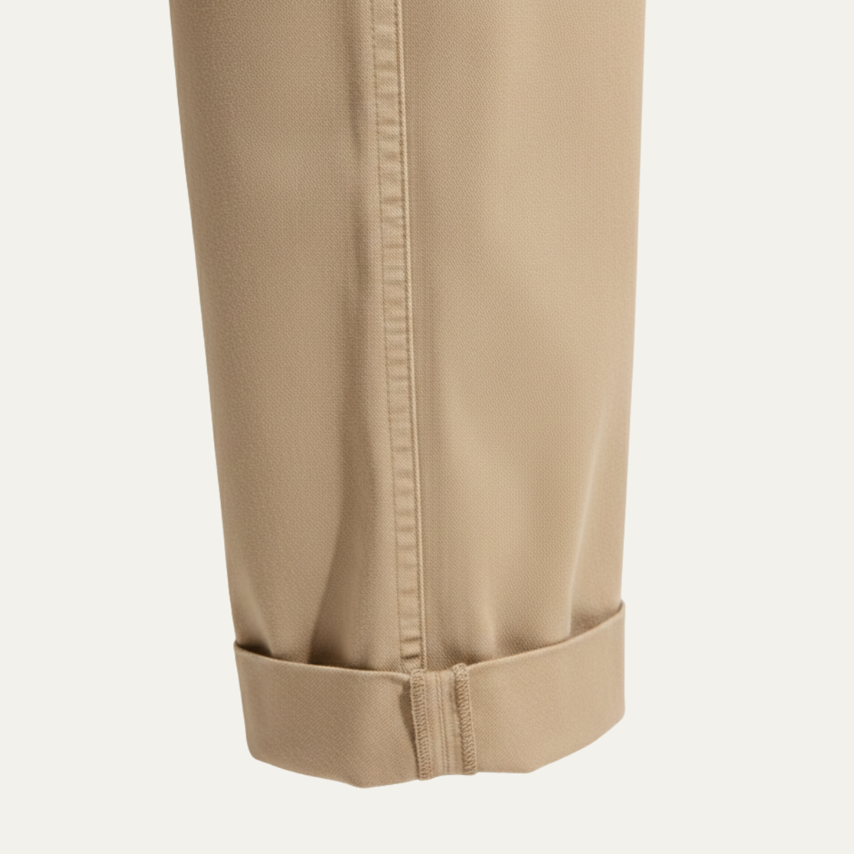 Callum | Men's Casual Double Pleated Straight Leg Pants Beige