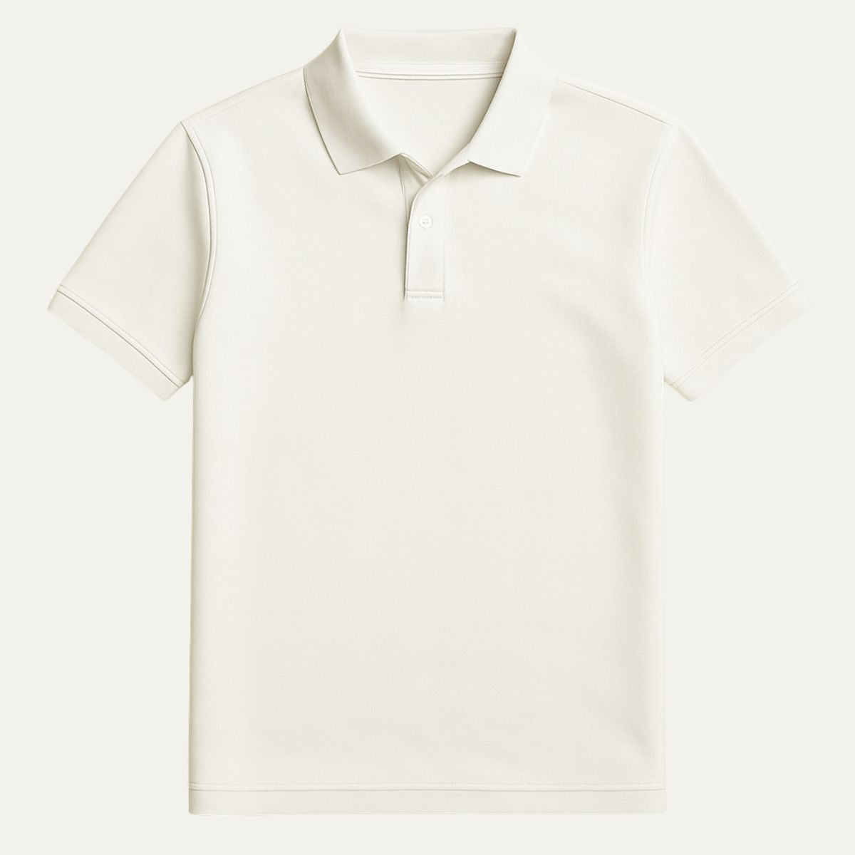 Axel | Men's Polo Shirt Cream Short Sleeve