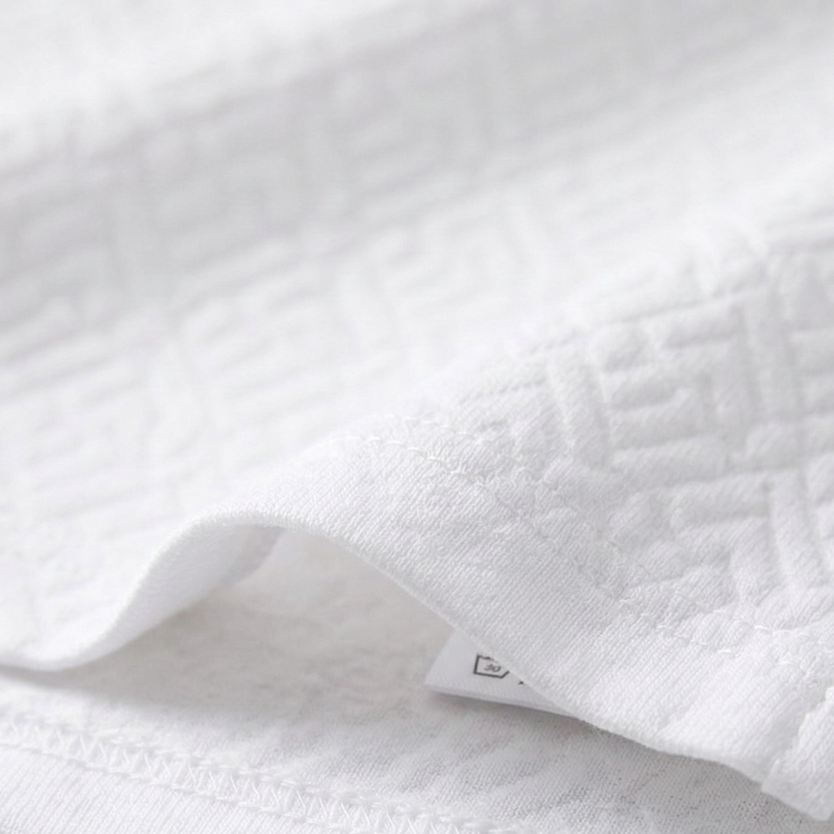 Axel | Men's Textured Polo Shirt White