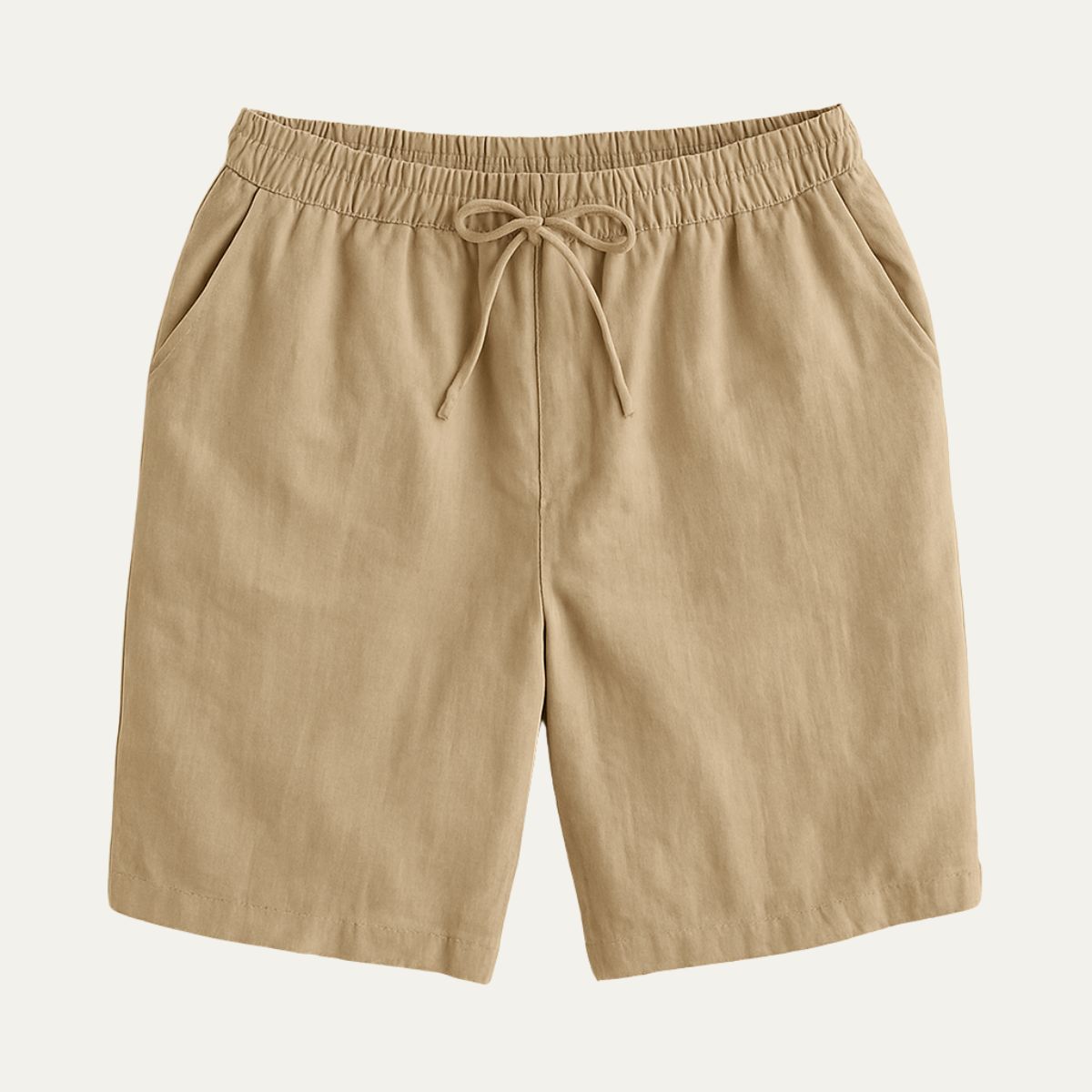 Bray | Men's Linen Shorts Cream Lightweight Drawstring