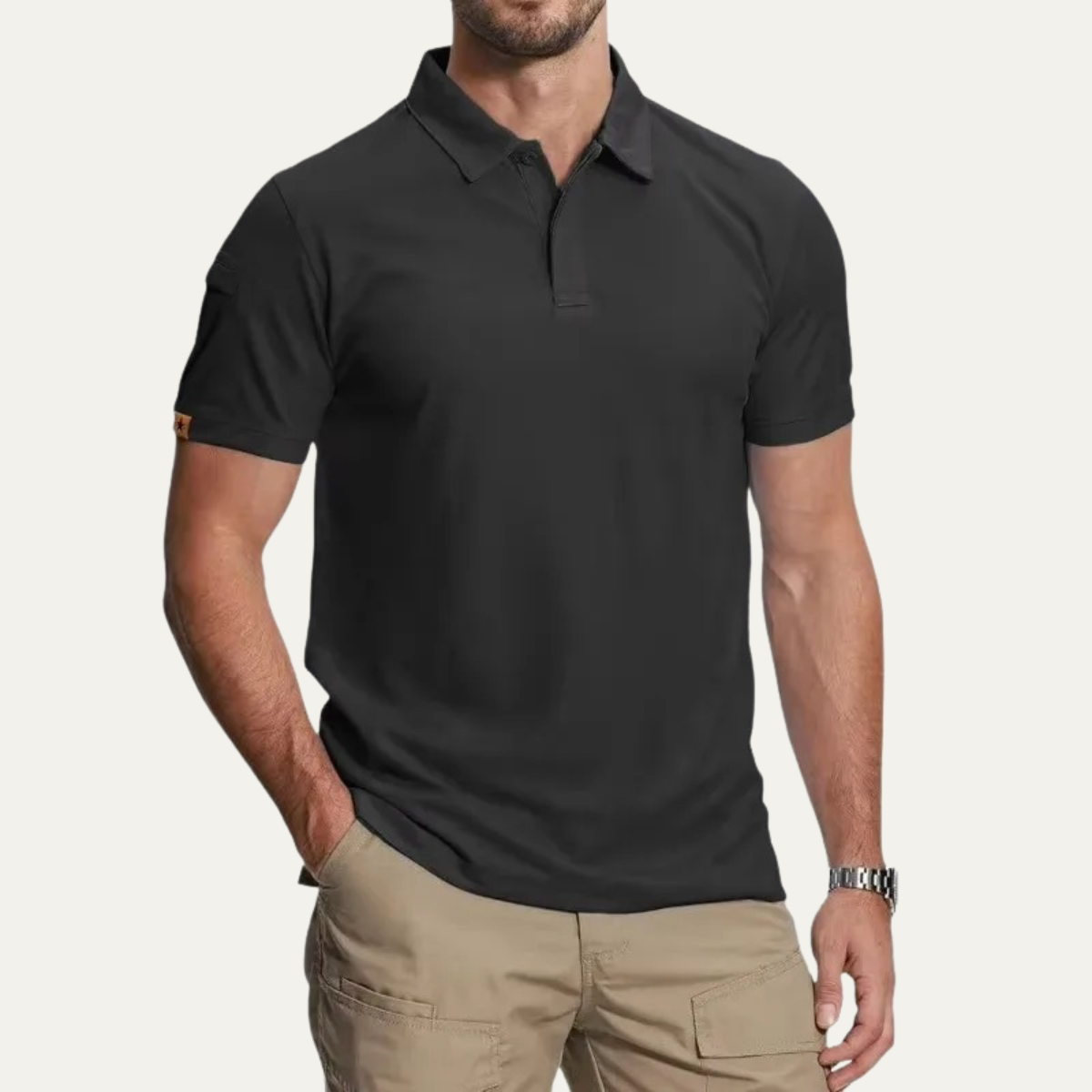 Sage | Men's Polo Shirt Black