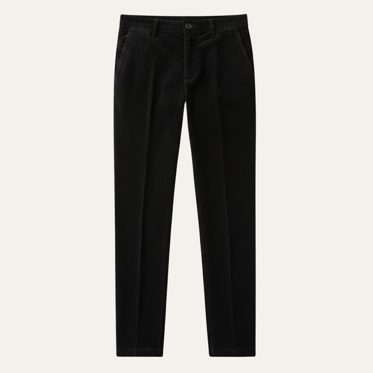Jasper | Men's Cream Corduroy Pants Relaxed Fit Casual