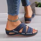Dama Washington Thea women's comfort sandals orthopedic support navy - view 8