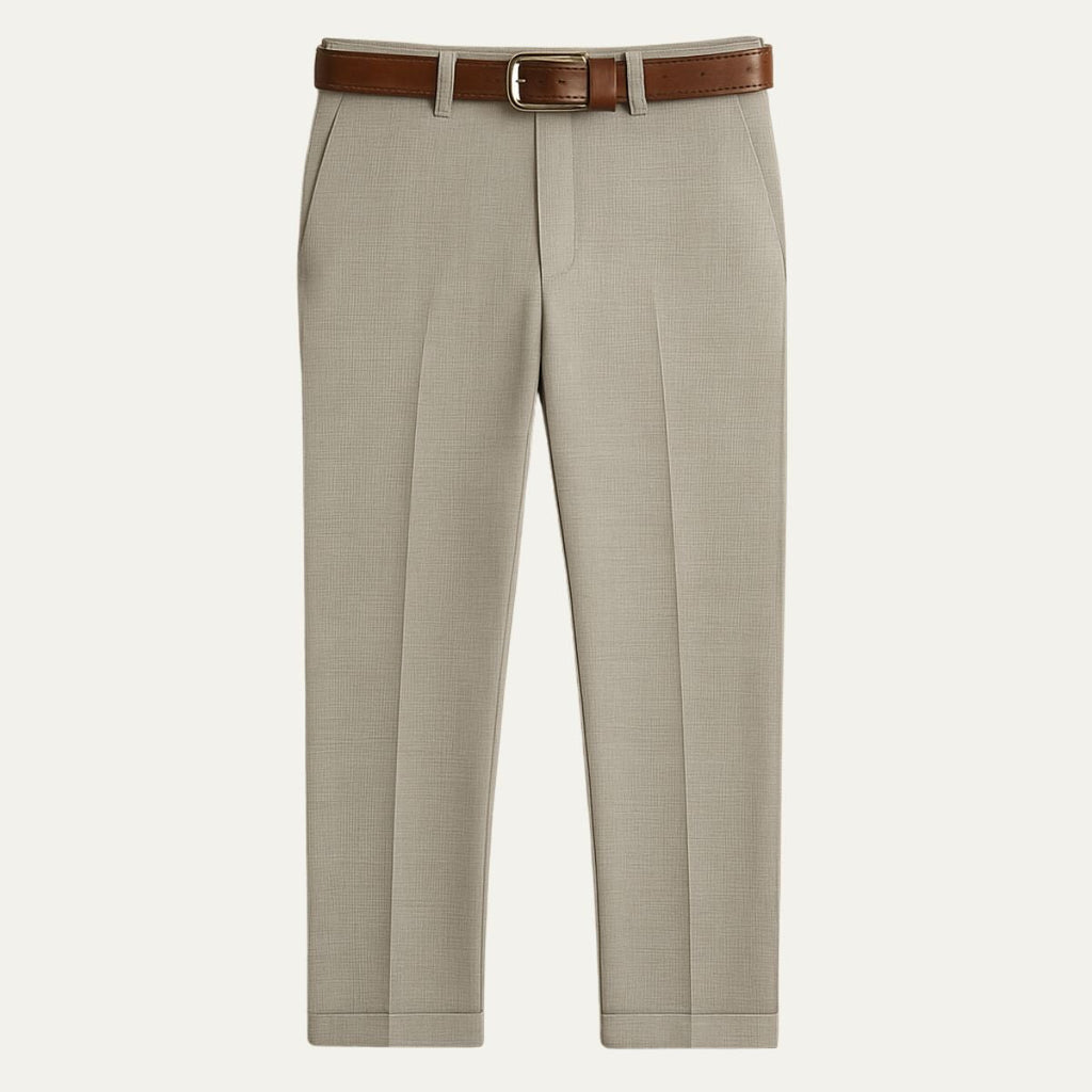 Dama Washington Rowan men's tailored dress pants gray textured - view 8