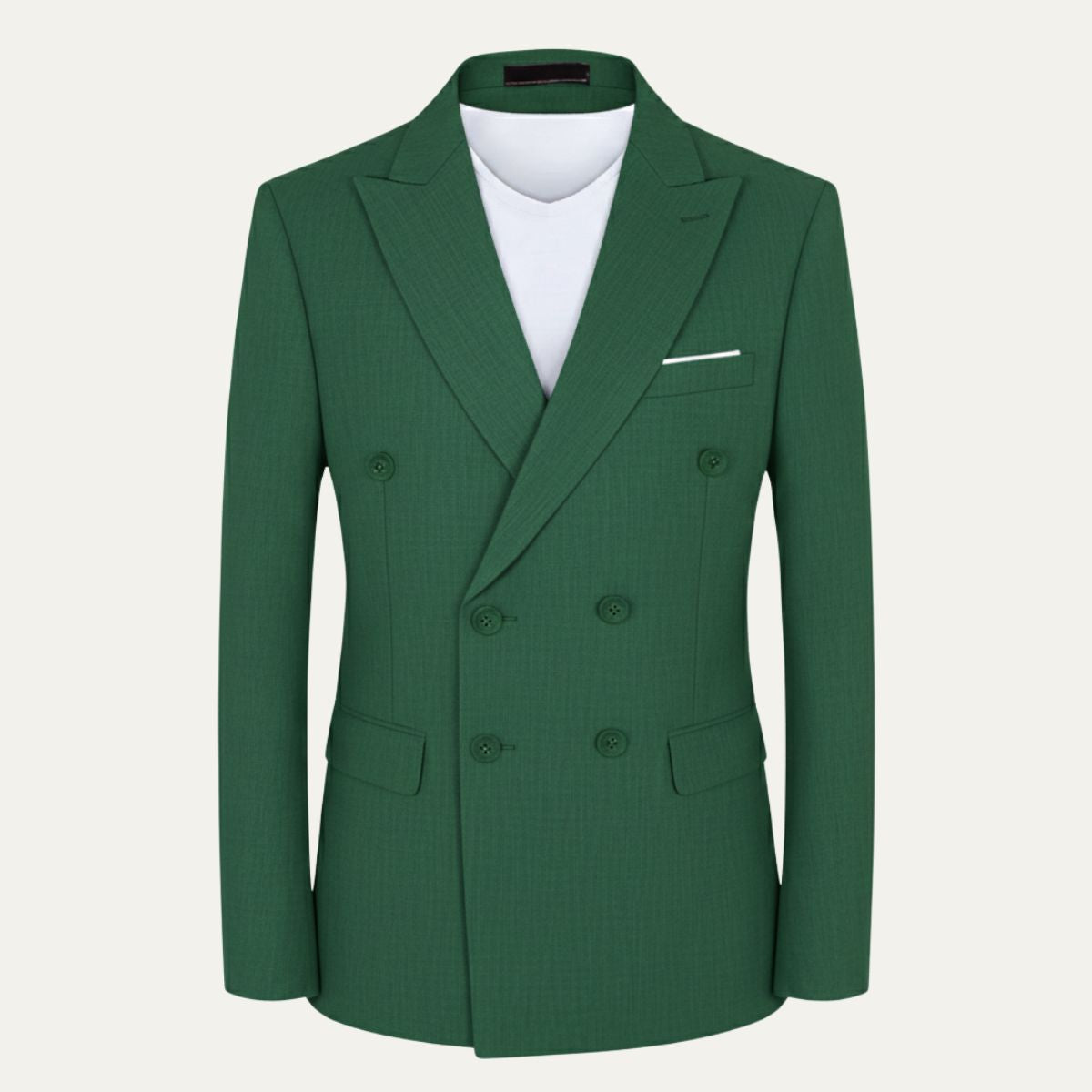 Ezra | Men's Double Breasted Blazer Navy Pinstripe