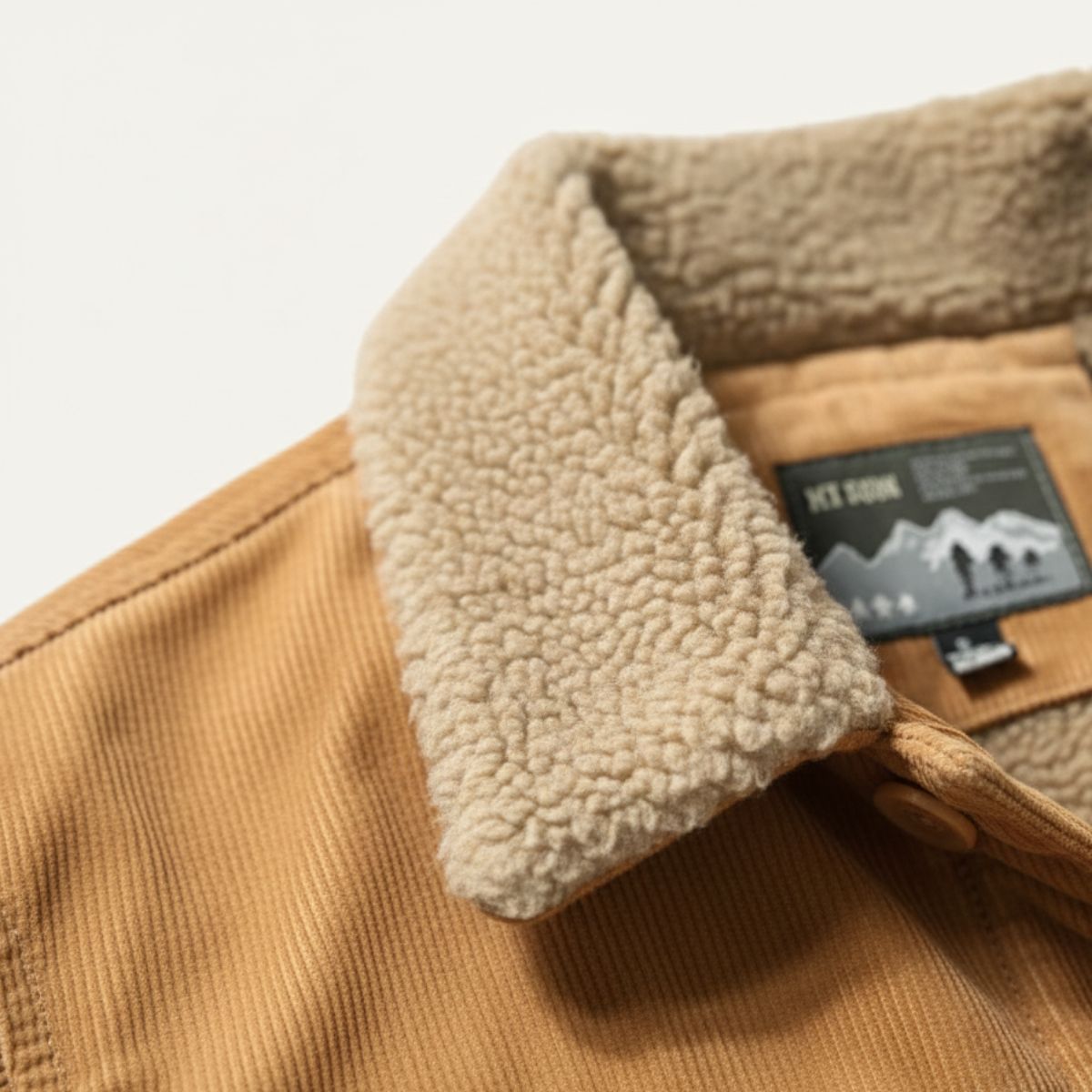Hugo | Men's Sherpa Lined Corduroy Jacket Tan