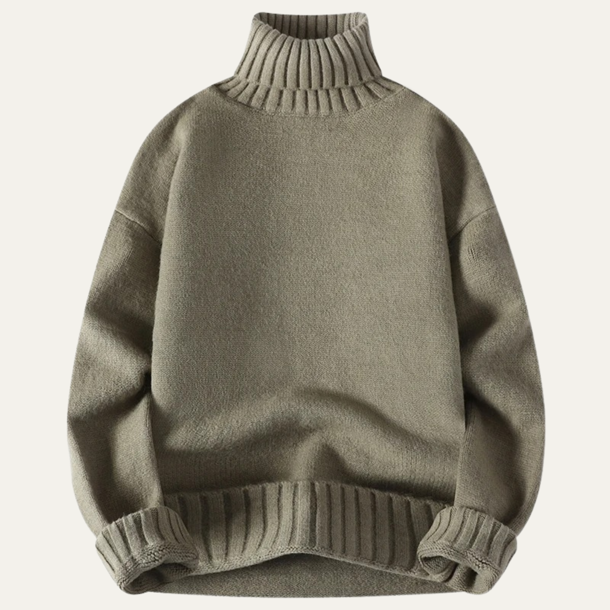 Bram | Men's Crew Neck Sweater Brown