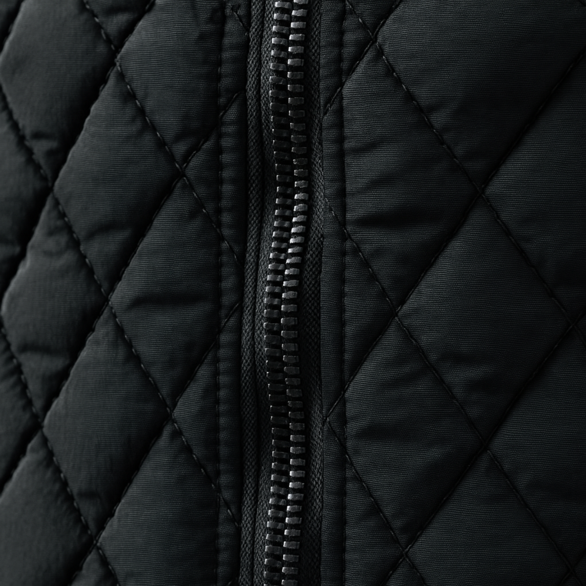Ash | Men's Quilted Leather Jacket Black