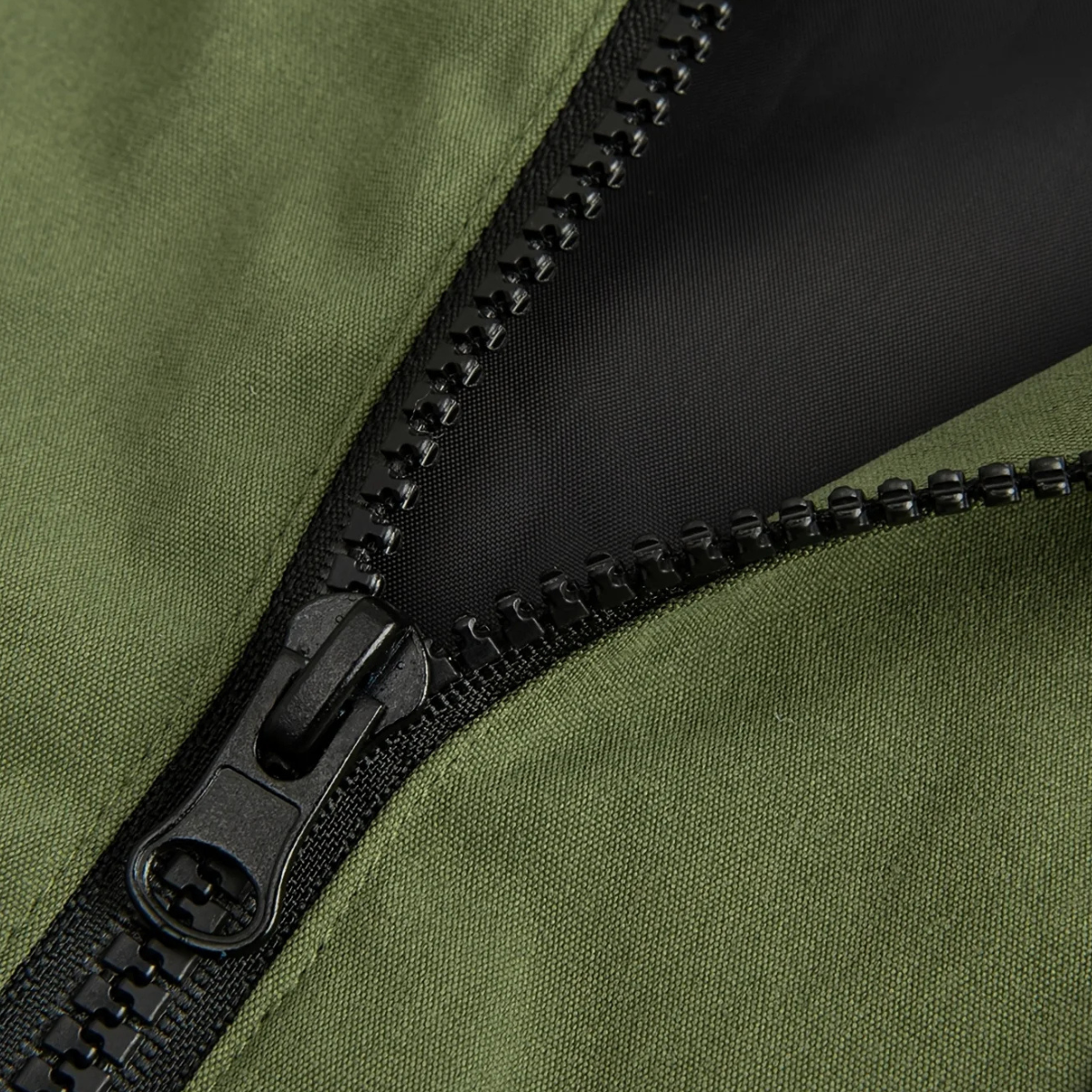 Ash | Men's Lightweight Rain Jacket Olive Green Hooded