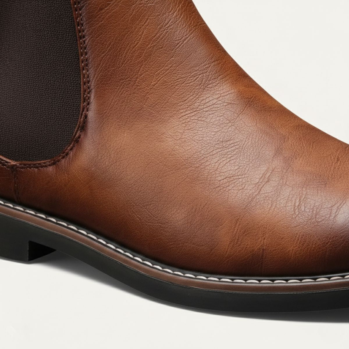 Bram | Men's Leather Chelsea Boots Brown