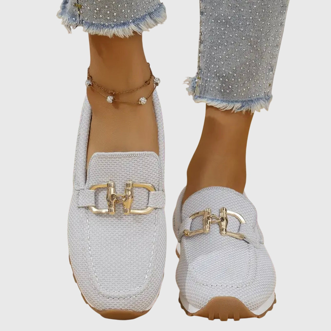 Rue | Women's Blue Mesh Loafer Comfort Slip On