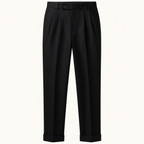 Dama Washington Callum men's pleated dress pants black straight fit - view 4