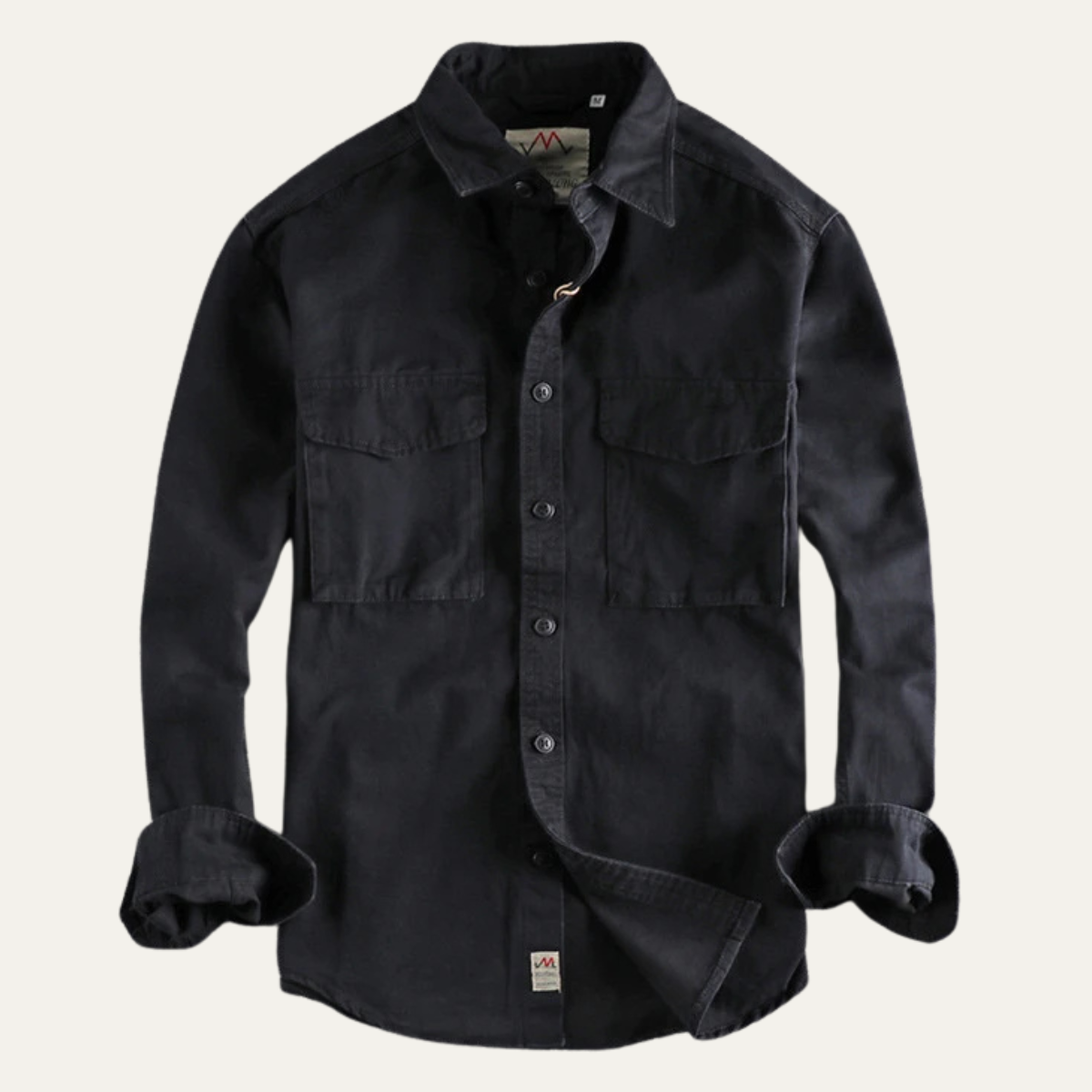 Arlo | Men's Utility Button Up Shirt Olive