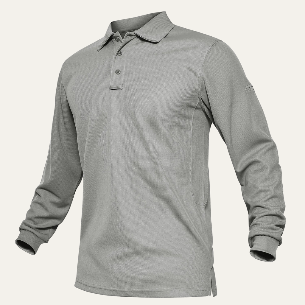 Dama Washington Maxim men's long sleeve polo shirt teal quick dry casual - view 2