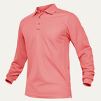 Dama Washington Maxim men's long sleeve polo shirt teal quick dry casual - view 3