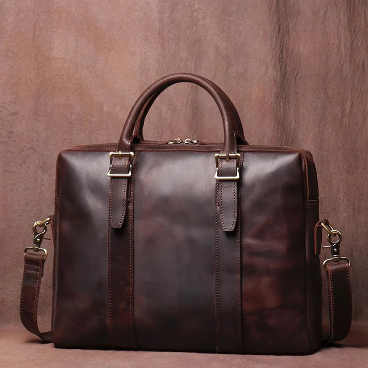 Dama Washington Villefranche vintage genuine leather bag - view 8