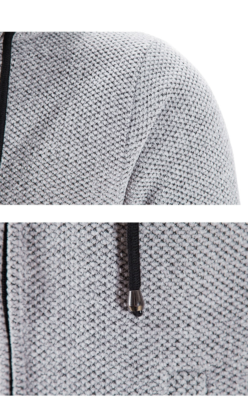 Callum | Men's Wool Hooded Coat Navy