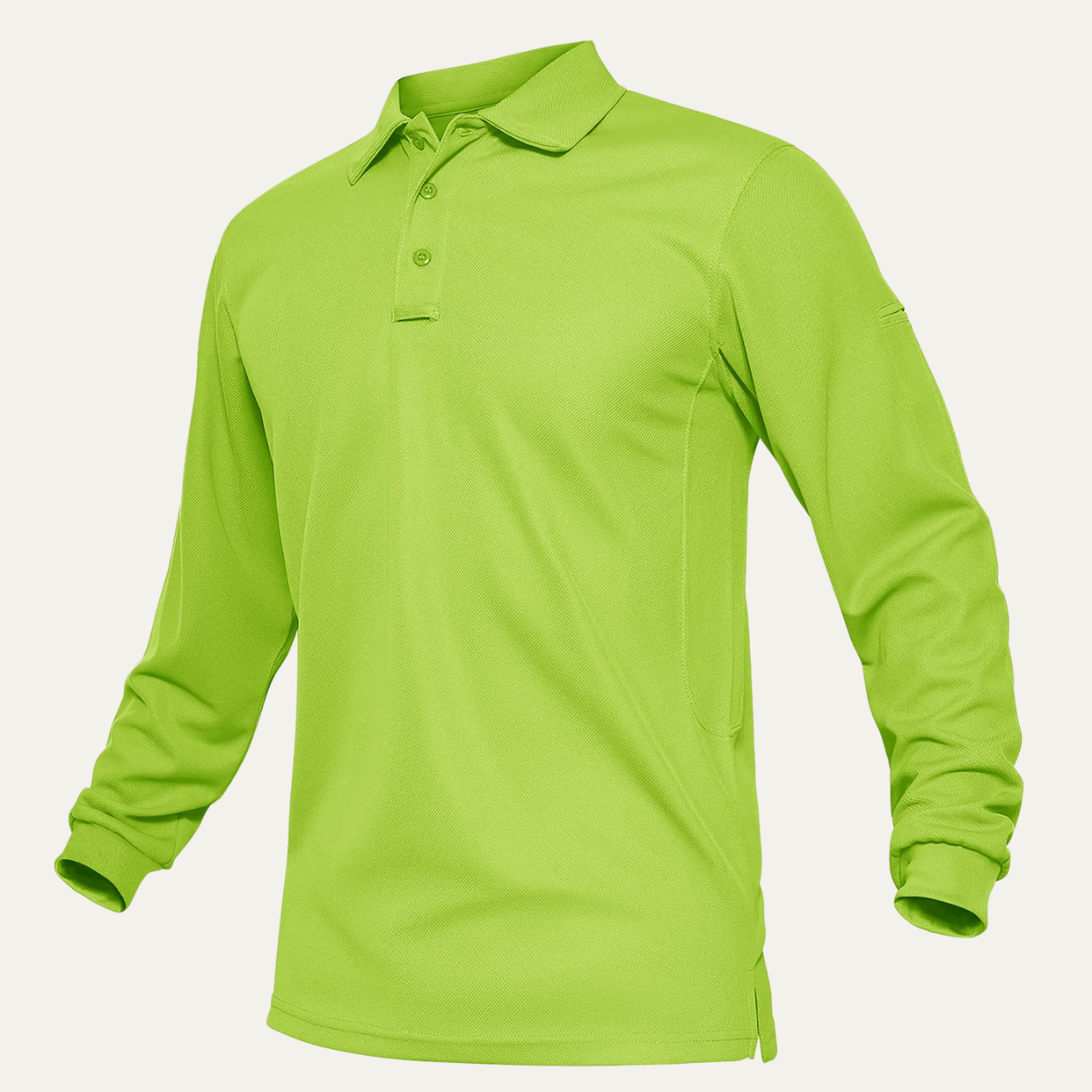 Beau | Men's Long Sleeve Polo Shirt Burgundy