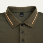 Dama Washington Axel men's polo shirt army green contrast trim - view 5