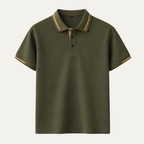 Dama Washington Axel men's polo shirt army green contrast trim - view 2