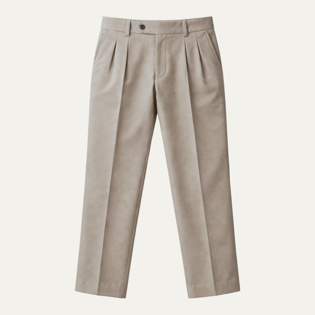 Dama Washington Lars men's pleated dress pants beige - view 7