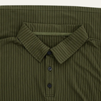Dama Washington Soren men's ribbed polo shirt black long sleeve - view 36