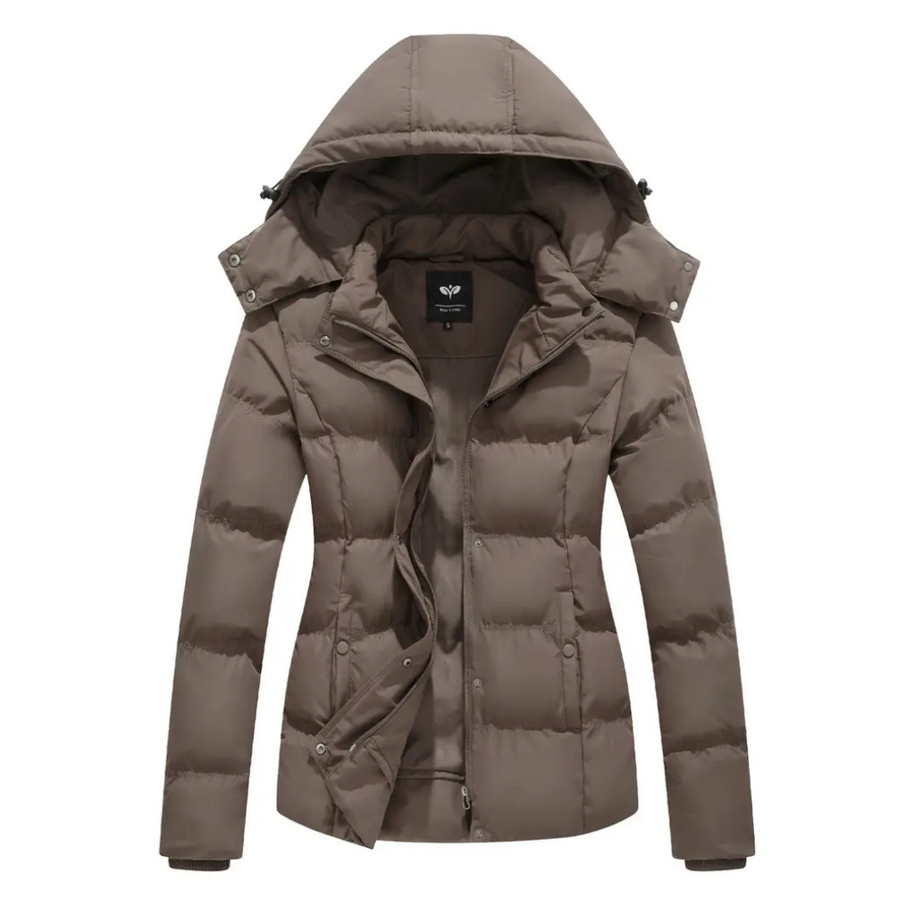 Dama Washington Nola women's puffer jacket navy hooded winter coat - view 11