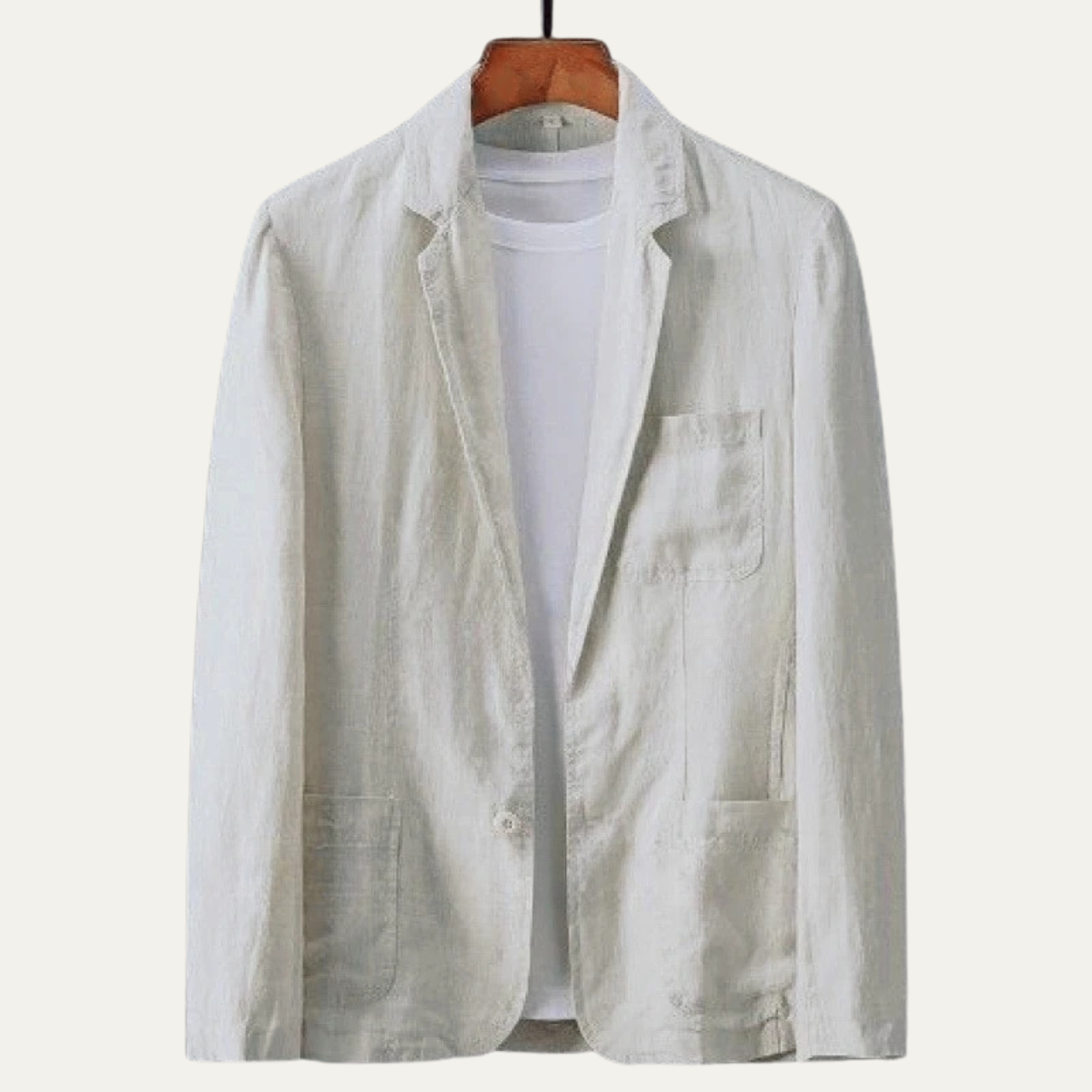 Axel | Men's Casual Denim Blazer Light Blue Single Breasted