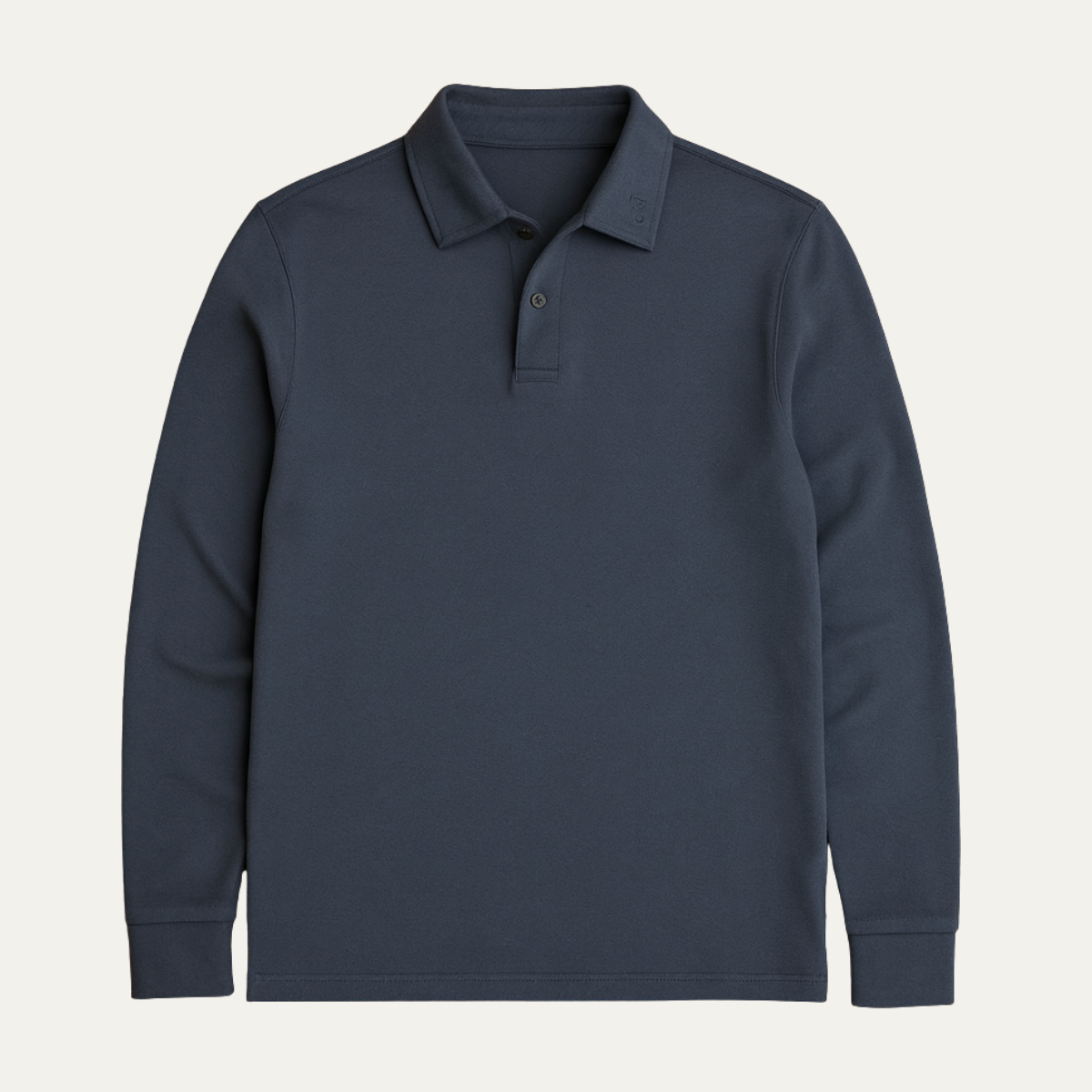 Brax | Men's Polo Shirt Navy Long Sleeve Cotton Casual