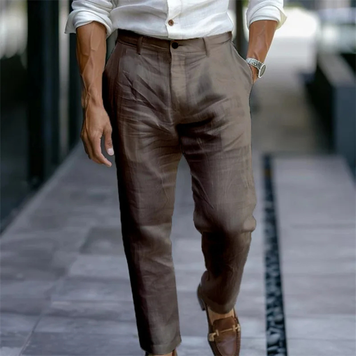 Beau | Men's Tailored Dress Pants Black
