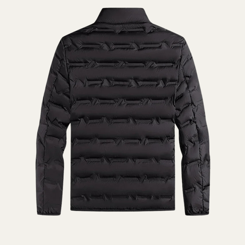 Dama Washington Axel men's puffer jacket black quilted zip up - view 2