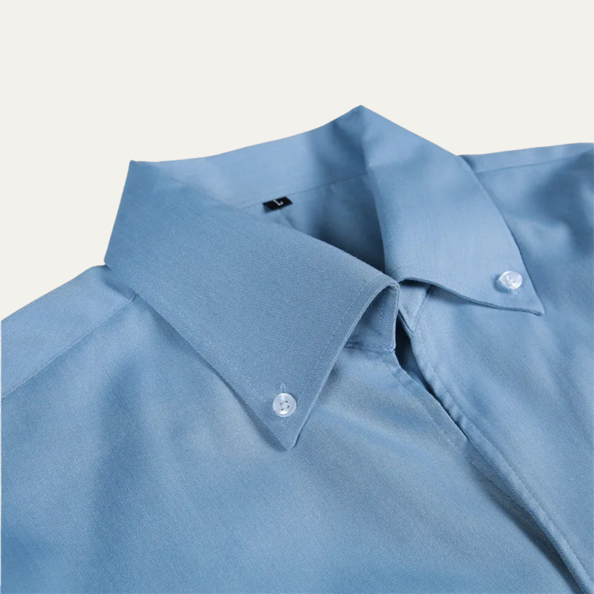 Elliot | Men's Slim Fit Dress Shirt Light Blue Long Sleeve