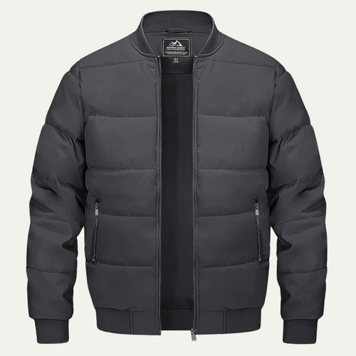 Dama Washington Axel men's puffer jacket black quilted zip up - view 2