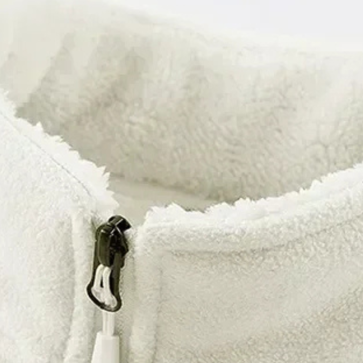Lars | Men's Fleece Jacket Gray Sherpa Lined Zip Up